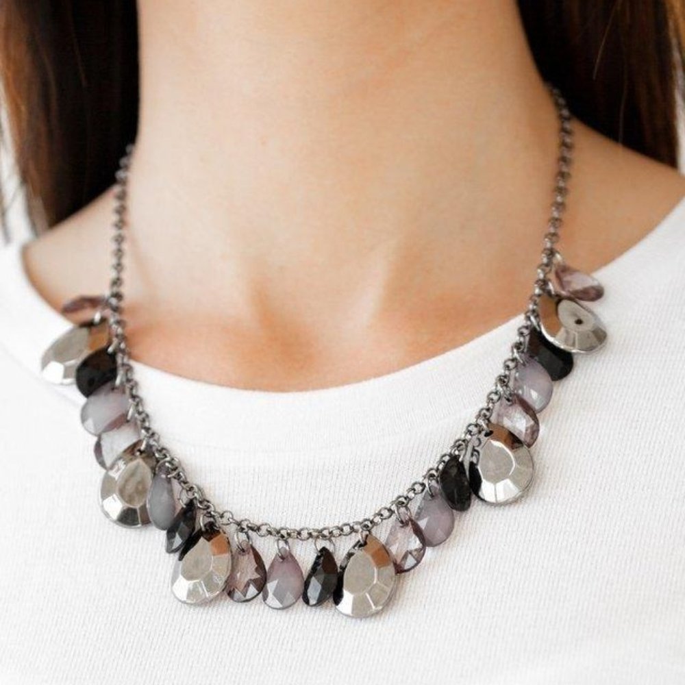 gunmetal Necklace